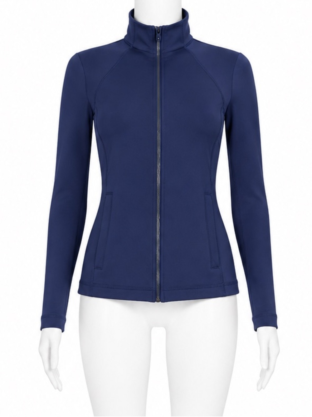 Hollister Gilly Hicks recharge Navy Zip-Up Active Jacket size medium